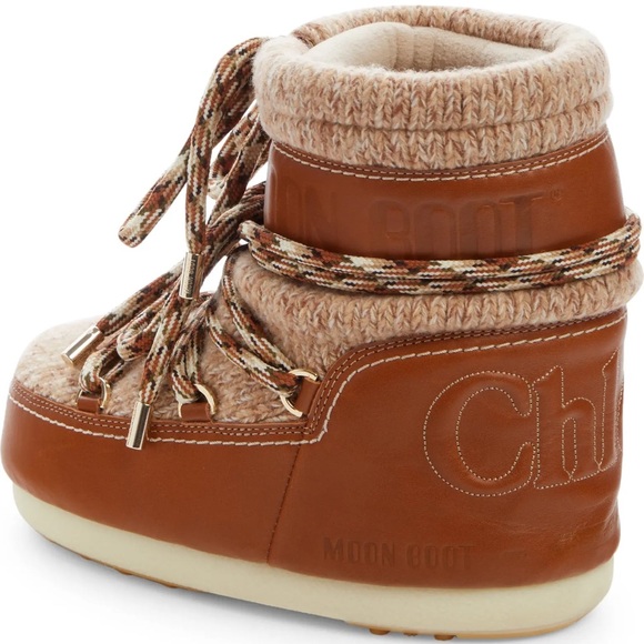 Chloe x Moon Boot® Lace-Up Boot - Picture 2 of 12
